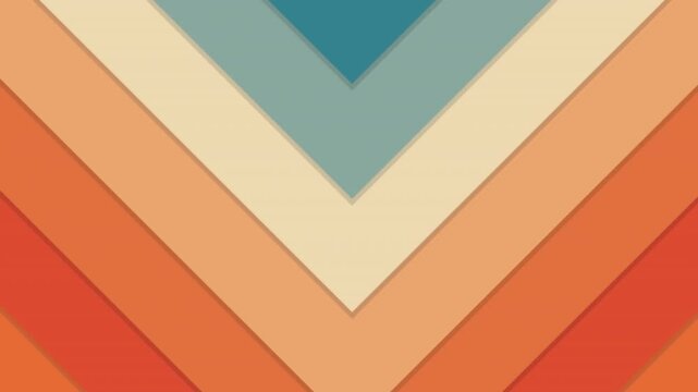 Animation of orange, yellow and green chevron pattern