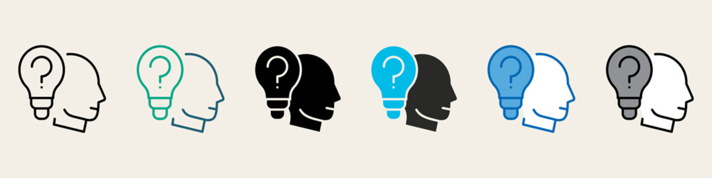 Reasoning Single Icon Pack Multistyle