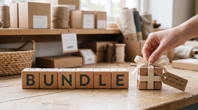 Word BUNDLE with Gift and Shipping Boxes for E-commerce Idea