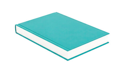Fototapeta premium Turquoise Hardcover Book