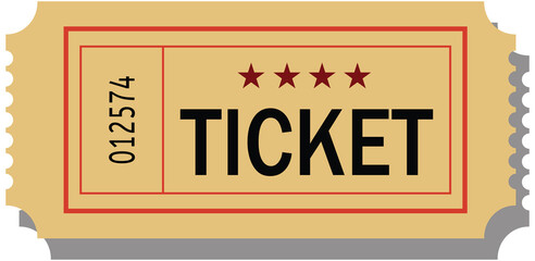 Retro Admit One Event, Movie, Cinema, Theatre, Admission and Raffle Ticket Templates Vector 