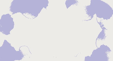 Fototapeta premium Soft Lavender Purple Watercolor Brush Stroke Frame on a Light Neutral Background, Abstract Artistic Vector Illustration with Organic Shapes and Gentle Tones for Design