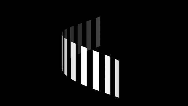 Kinetic Shape 42 &ndash; Animated Geometric Elements, Abstract Motion Design Pack, Modern Dynamic Shapes for Presentation and Social Media Content