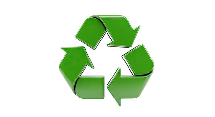 Obraz premium Green Recycling Symbol