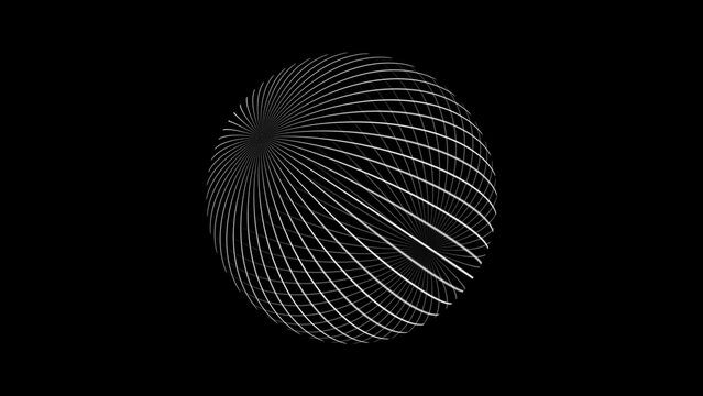 Kinetic Shape 64 &ndash; Animated Geometric Elements, Abstract Motion Design Pack, Modern Dynamic Shapes for Presentation and Social Media Content