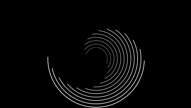 Kinetic Shape 70 &ndash; Animated Geometric Elements, Abstract Motion Design Pack, Modern Dynamic Shapes for Presentation and Social Media Content