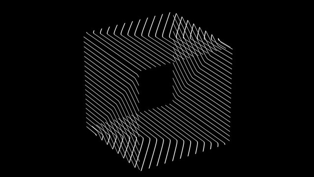 Kinetic Shape 88 &ndash; Animated Geometric Elements, Abstract Motion Design Pack, Modern Dynamic Shapes for Presentation and Social Media Content