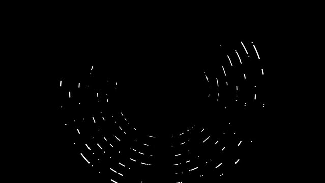 Kinetic Shape 92 &ndash; Animated Geometric Elements, Abstract Motion Design Pack, Modern Dynamic Shapes for Presentation and Social Media Content