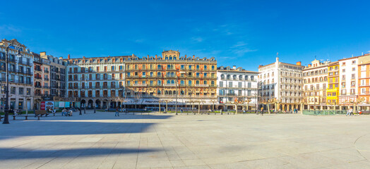Castle Square, San Fermin Festival in the Autonomous Community of Navarre