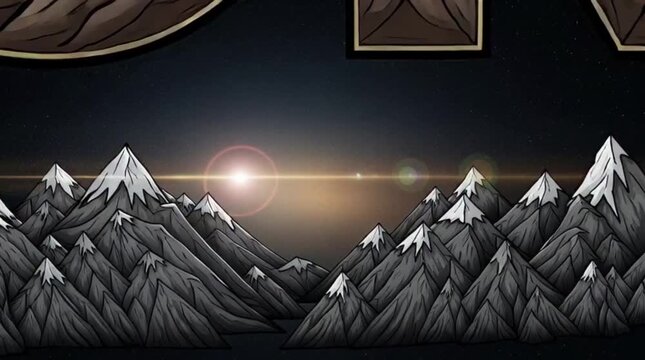 Mountain-inspired typography &ldquo;Born to Explore&rdquo;