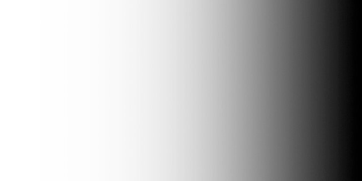 A smooth white to black horizontal linear gradient background providing a clean professional transition for cinematic overlays web design and advertising.