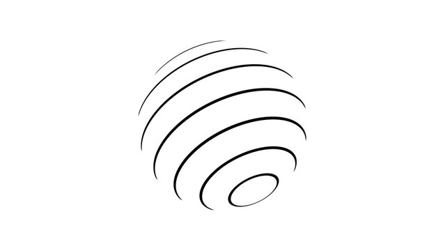Kinetic Shape 9 &ndash; Dynamic Geometric Motion Graphics Animation, Abstract Moving Forms, Modern Minimal Design Elements for Promo and Social Media