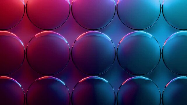 abstract geometric pattern background, 4k seamless loop, 3d render