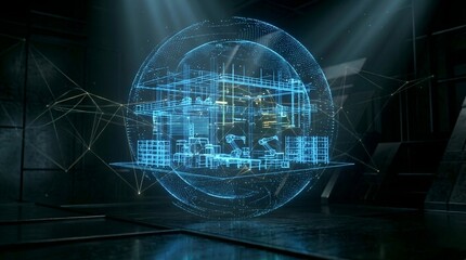 Digital Twin Smart Factory and Industry 4.0 Manufacturing Automation Concept