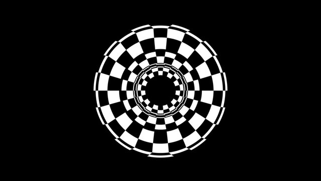 Kinetic Shape 22 &ndash; Dynamic Geometric Motion Graphics Animation, Abstract Moving Forms, Modern Minimal Design Elements for Promo and Social Media