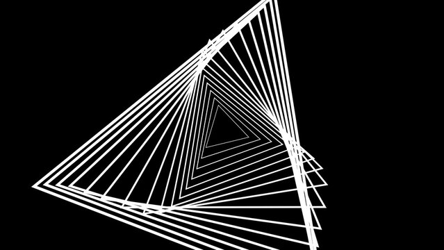 Kinetic Shape 32 &ndash; Dynamic Geometric Motion Graphics Animation, Abstract Moving Forms, Modern Minimal Design Elements for Promo and Social Media