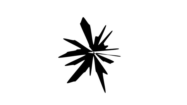 Kinetic Shape 47 &ndash; Dynamic Geometric Motion Graphics Animation, Abstract Moving Forms, Modern Minimal Design Elements for Promo and Social Media