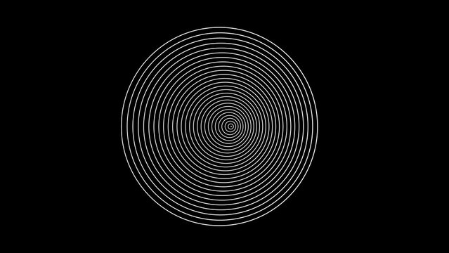 Kinetic Shape 62 &ndash; Dynamic Geometric Motion Graphics Animation, Abstract Moving Forms, Modern Minimal Design Elements for Promo and Social Media