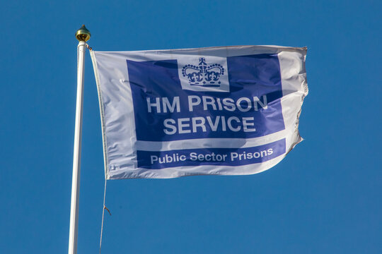 His Majesty's Prison Service Flag at Pentonville Prison in Islington, London