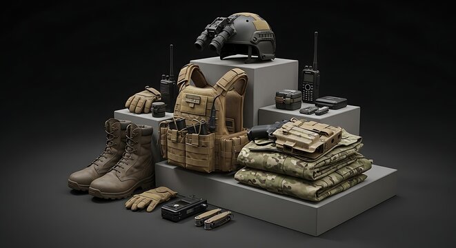 Tactical gear display
