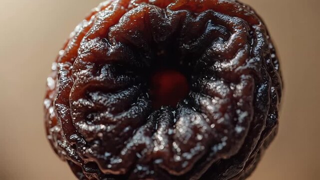 macro closeup prune wrinkled dried plum texture