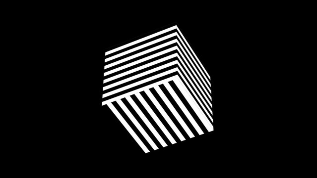 Kinetic Shape 100 &ndash; Dynamic Geometric Motion Graphics Animation, Abstract Moving Forms, Modern Minimal Design Elements for Promo and Social Media