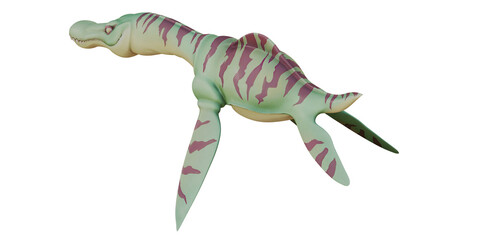 3D rendering of a prehistoric marine reptile. © Ilie