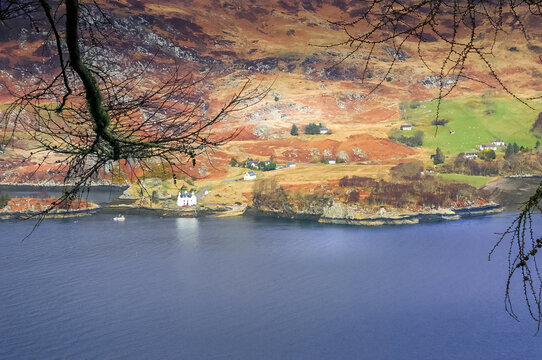Loch Carron on the west coast of Ross and Cromarty in the Scottish Highlands