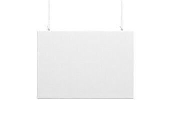 A minimalist, modern light fixture with a rectangular design hanging from the ceiling. isolated on transparent background 'Png