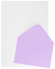 3Dイラスト_レターセット_紫