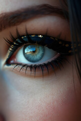 Fototapeta premium Smokey Eye Queen
