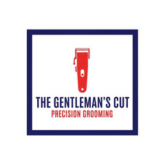 Grooming logo for men's precision haircutting services.