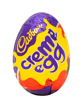 Cadbury Creme Egg. A popular British seasonal chocolate confection. January 25, 2026 United Kingdom