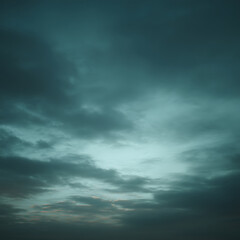 Obraz premium Dramatic Stormy Skies Above a Vast Expanse