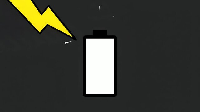 Battery Charging Explosion Animation.