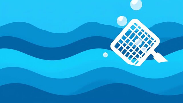 Keyboard Floating on Water Surface.