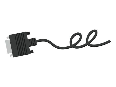 DVI Cable Connector Clip Art
