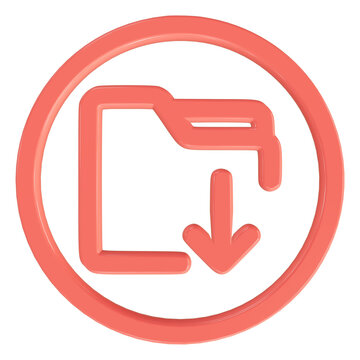 Folder Icon - Open File Directory Vector Symbol for Documents