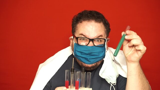 A crazy doctor chooses tests and reagents