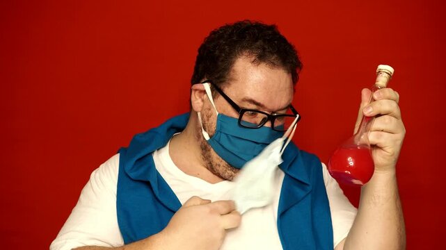 A crazy doctor chooses tests and reagents