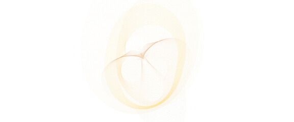 Luminous Golden Fractal Wave Abstract Intertwined Lines and Energy Flow