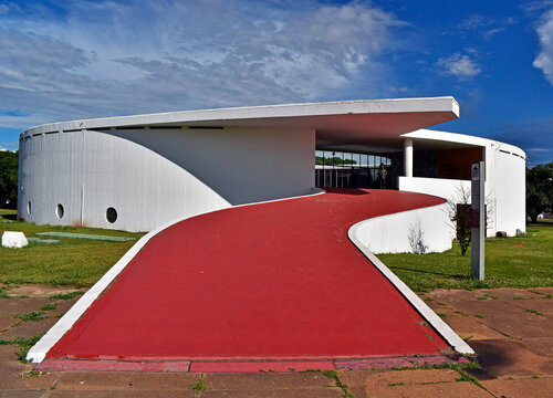BRASILIA, FEDERAL DISTRICT, BRAZIL - January 13, 2026: Memorial of Indigenous Peoples (Memorial dos Povos Ind&iacute;genas)