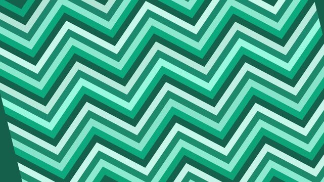 Green and white chevron pattern background with varying shades.