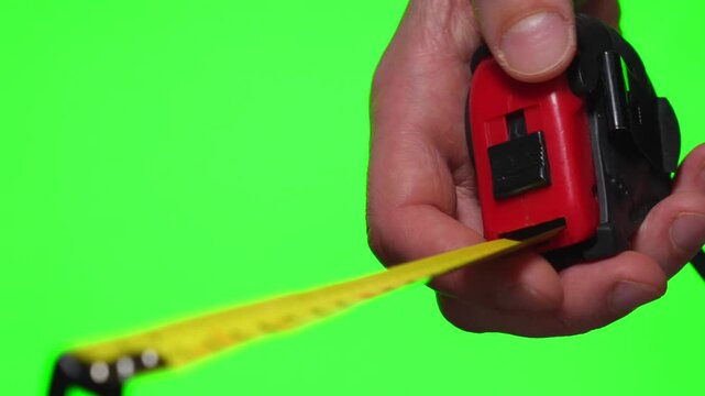 Length meter.
Instrument for measuring length.
Tape measure with length markings.