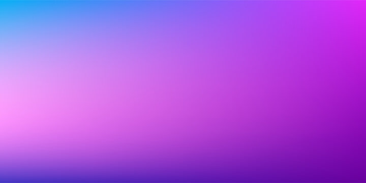 Cool Blue Purple Vibrant Gradient Vector Background.Water Color Overlay Neon Design Element. Dreamy Unfocussed Holograph Luxury Texture. Fluid Lights Minimal Digital Gradient