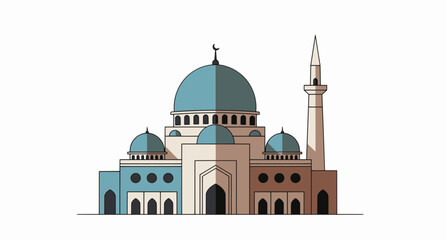Mosque Architecture Islamic Building Dome Minaret Traditional Design
