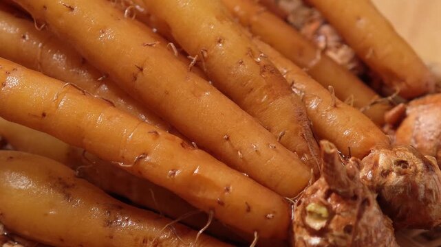 Fresh fingerroot, Chinese Key in a basket.
