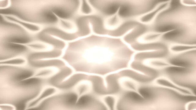 Abstract Circular Patterns Forming In Soft Light Setting