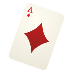 Obraz premium Diamond playing card