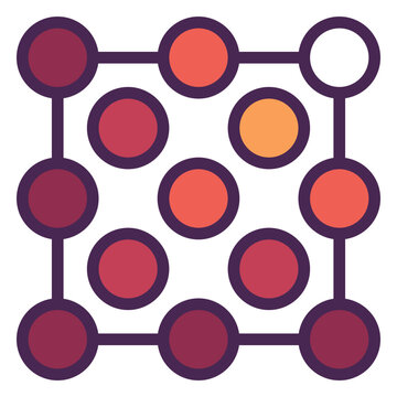 Grid dots logo